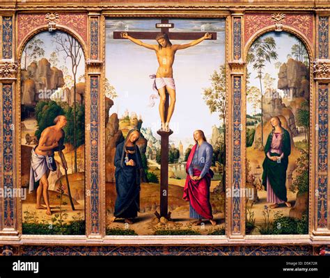 Particolare della Crocifissione con la Vergine Maria e San Giovanni Evangelista