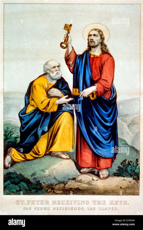 iconografia di San Pietro che riceve le chiavi del Regno dei Cieli da Cristo