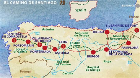 Antichi pellegrini sul Cammino di Santiago, illustrazione storica