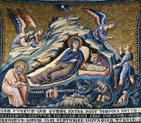 mosaico della Natività della Vergine di Pietro Cavallini, Santa Maria in Trastevere