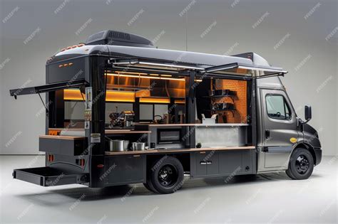 Immagine di un food truck moderno con il logo del Gruppo Galli, che evoca un'atmosfera di innovazione nel settore alimentare.