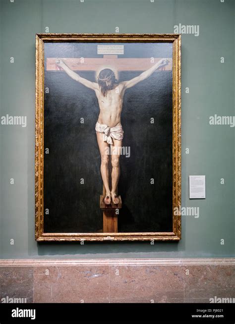 Fotografía del Cristo Crucificado de Velázquez en el Museo del Prado.