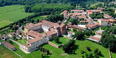 Veduta aerea del complesso dell'Abbazia di San Pietro a Perugia