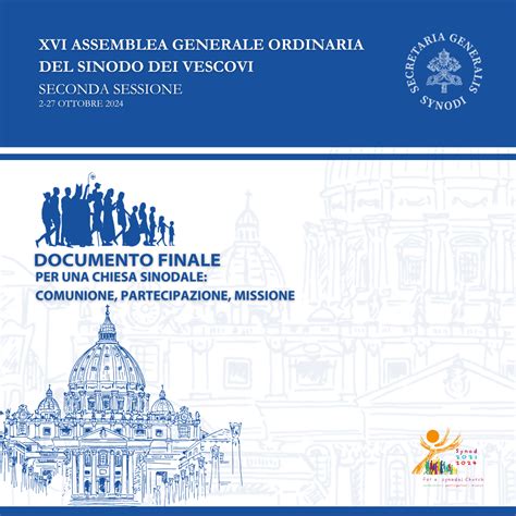 Infografica sulla sinodalità nella Chiesa cattolica