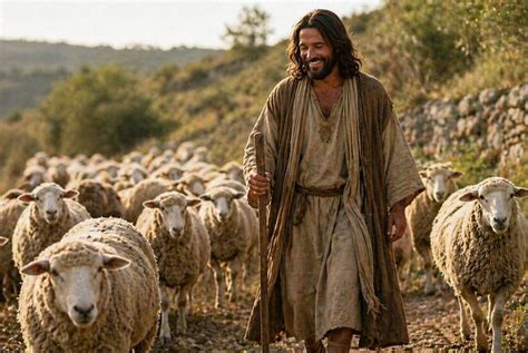 Gesù come buon pastore che accoglie e guida il suo gregge
