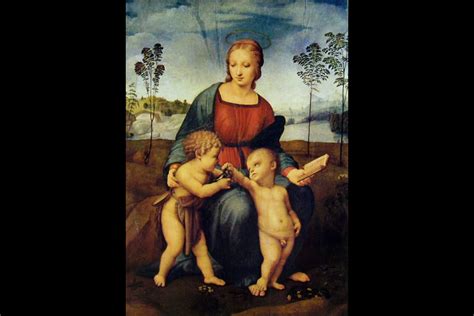 Dipinto della Madonna del Cardellino di Raffaello