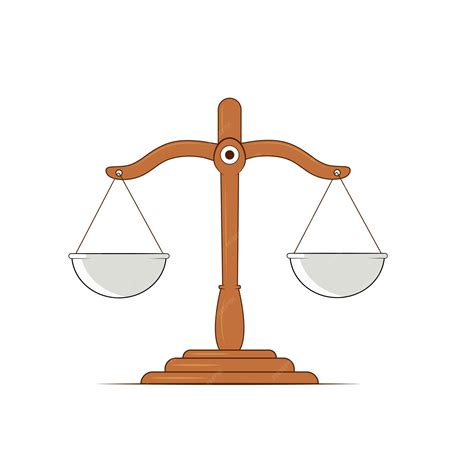 Icona stilizzata di una bilancia della giustizia con un cuore al centro