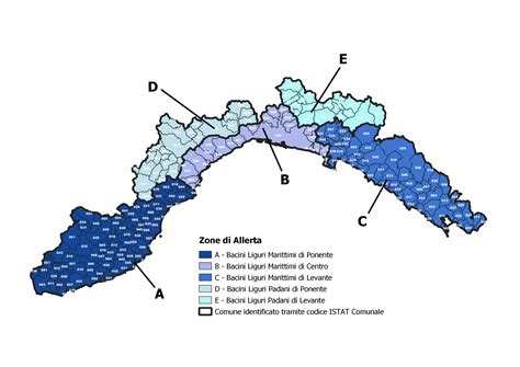 Mappa delle zone operative partigiane in Liguria