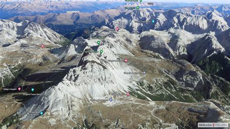 Mappa delle cime montane italiane con le statue del Redentore