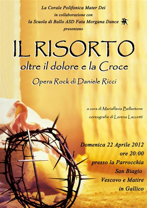 Locandina o immagine rappresentativa di un musical di Daniele Ricci