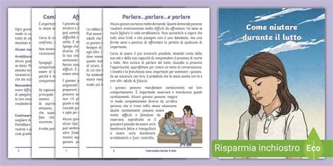 Schema che suggerisce come comunicare il lutto per suicidio ai bambini in base alle diverse fasce d'età.