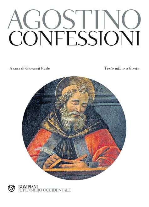 Pagina manoscritta delle Confessioni di Sant'Agostino