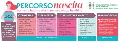 Illustrazione del percorso nascita e assistenza medica