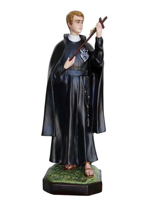 statua di San Gabriele dell'Addolorata con un libro in mano