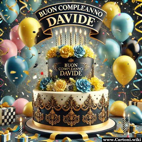 illustrazione di una torta di compleanno con il nome Dario e candele, o un calendario con il 19 dicembre evidenziato