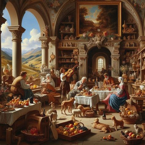 Immagine di un'antica statua romana raffigurante scene di vita quotidiana