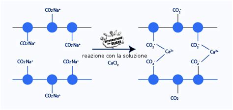 Schema che confronta la sferificazione con agar agar e quella con alginato di sodio, evidenziando i reagenti e il processo.
