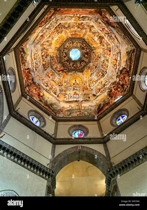 Affresco della cupola del Santuario di Santa Maria del Fonte