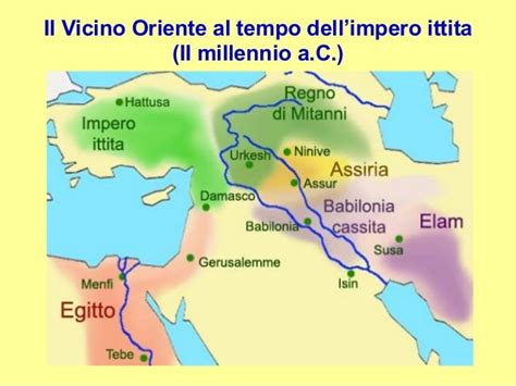 Mappa dell'Anatolia e del Vicino Oriente con la posizione dell'Impero Ittita e delle principali città menzionate