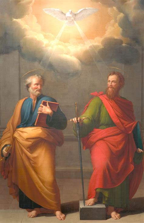 Rappresentazione leggendaria dell'apparizione di San Pietro e San Paolo armati di spada ad Attila