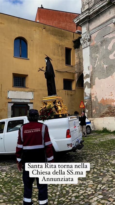 Foto della statua di Santa Rita presente nella Chiesa del Sacro Cuore a Casciolino
