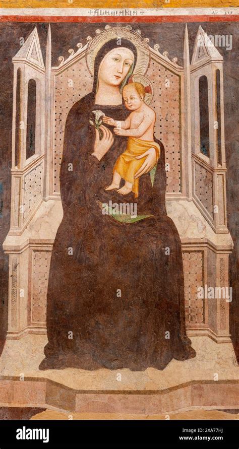 affresco della Madonna di Scaldaferro