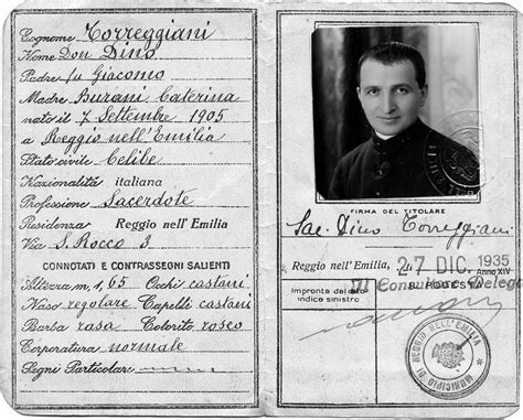 Foto di Don Dino Torreggiani in giovane età o mentre svolge attività pastorale