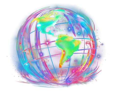 Mappamondo stilizzato con i punti di distribuzione di Air Fire Worldwide