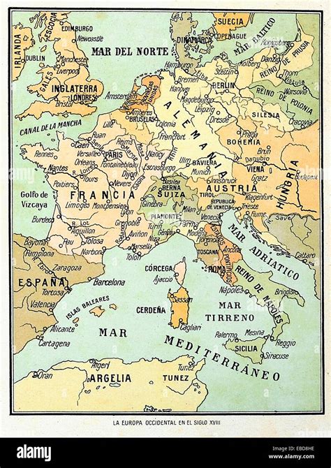 Mappa delle Legazioni Pontificie nel XVIII secolo