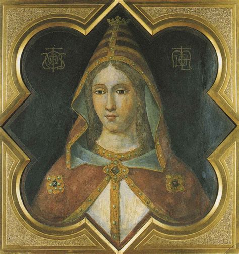 dipinto di Matilde di Canossa in abiti medievali