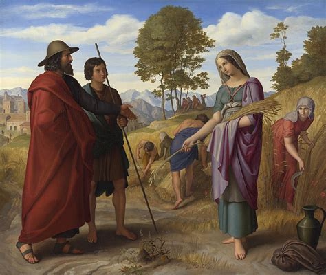 Rut spigolatrice nel campo di Booz