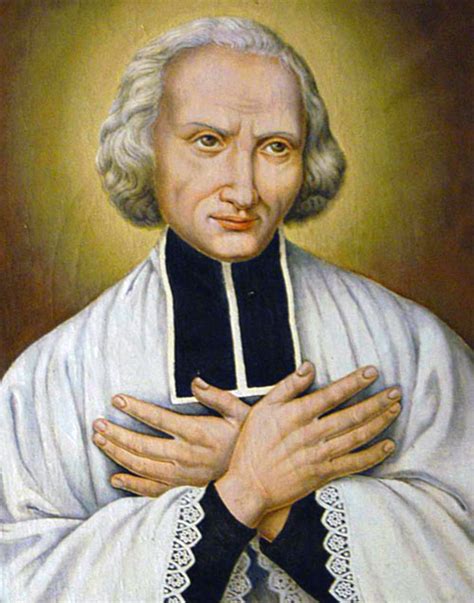 Ritratto di San Giovanni Maria Vianney in abito sacerdotale