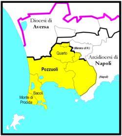 Mappa del territorio della Diocesi di Pozzuoli e delle sue parrocchie