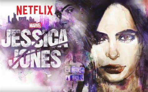 Illustrazione della supereroina Jessica Jones