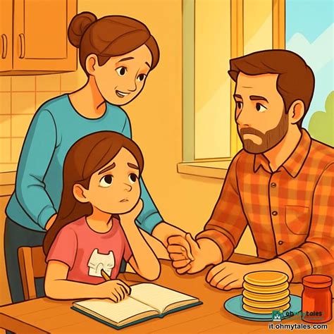 famiglia che saluta un parente in partenza, con un'espressione di tristezza e speranza