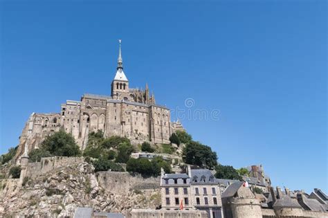 Vista aerea dell'abbazia di Mont-Saint-Michel
