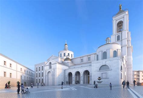 Rendering o schema del nuovo tetto interno della Cattedrale di Catanzaro