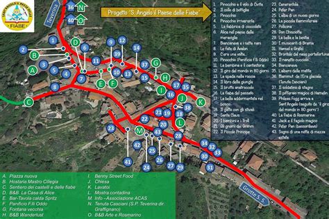 Mappa del sentiero per l'Eremo di Sant'Angelo