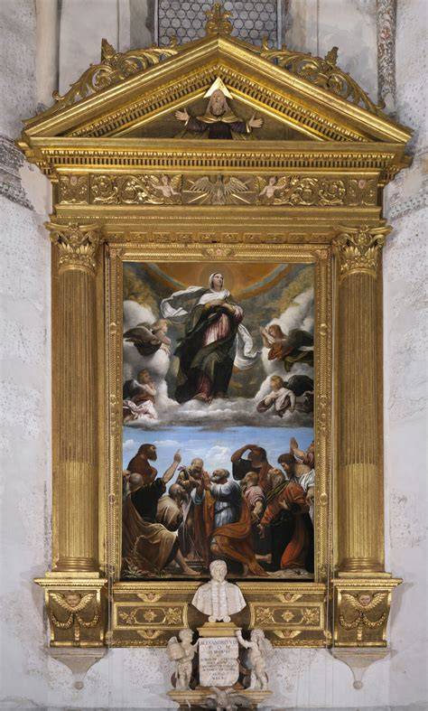 Statua di Santa Marina Vergine sull'altare maggiore del Duomo di Polistena