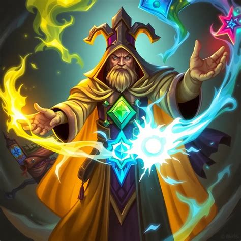 Illustrazione del Sacerdote di Hearthstone