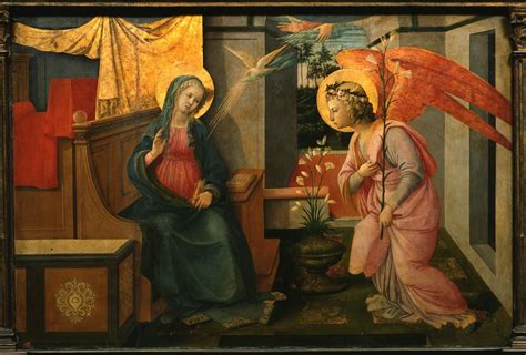 L'Annunciazione di Filippo Lippi con la Vergine e l'Angelo