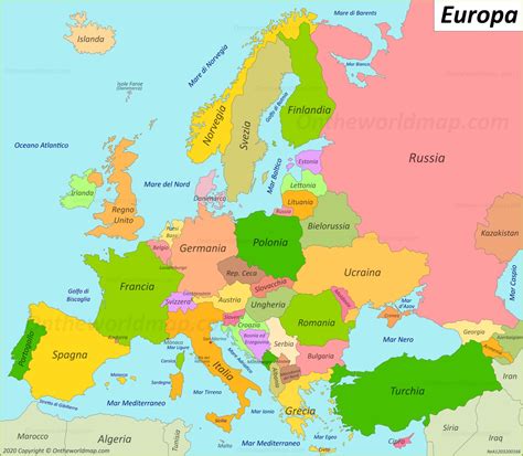 Mappa politica dell'Europa nel 1938 con evidenziate Cecoslovacchia e Germania