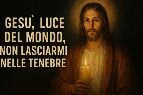 Gesù che indica la via e la luce, con simboli del pane e dell'acqua
