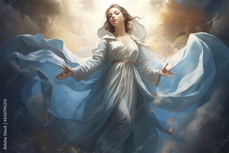 Iconic image of the Immaculate Conception.