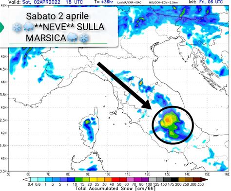 Prognosi neve e temperature sui massicci abruzzesi
