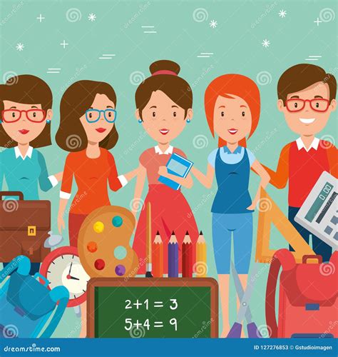 Illustrazione di un gruppo di catechisti e insegnanti durante un convegno, con un relatore che parla.