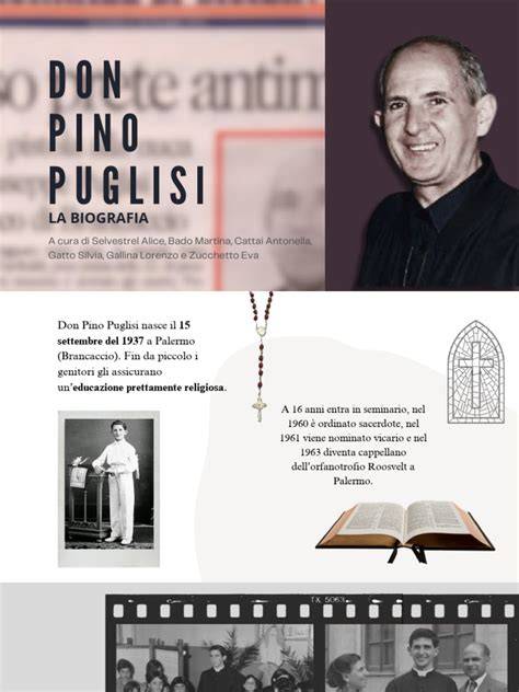 Infografica: I principi educativi di Don Pino Puglisi