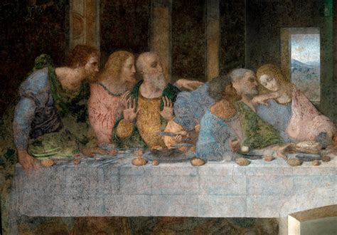 San Giovanni Evangelista nell'Ultima Cena di Leonardo da Vinci (dettaglio)